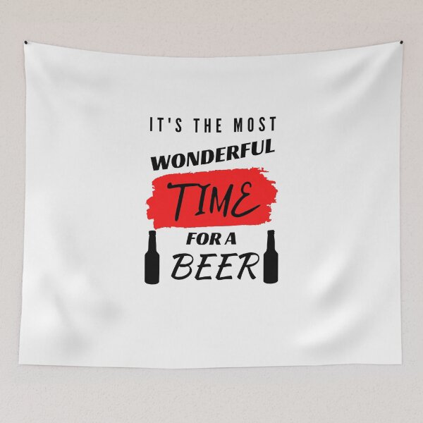 Item preview, Beer Lovers Christmas XMAS | It's the Most Wonderful Time For a Beer designed and sold by D-Shirt-More.