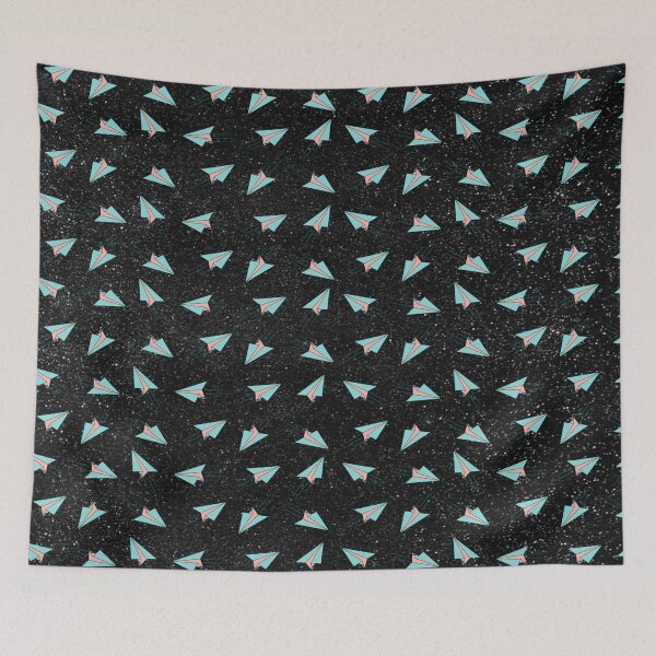 Item preview, Paper planes in space designed and sold by onemoremask.