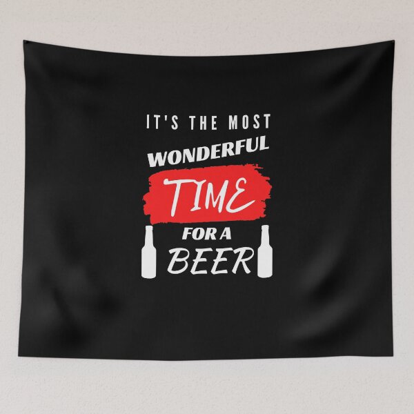 Item preview, Beer Lovers XMAS | It's the Most Wonderful Time For a Beer | Christmas Time designed and sold by D-Shirt-More.