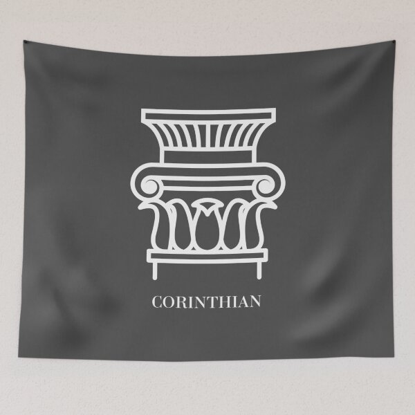 Item preview, Corinthian - Retro / Classic architecture discipline for Structural Pillars and Support - Available In Posters for the architect in you designed and sold by ArcFoundationCo.