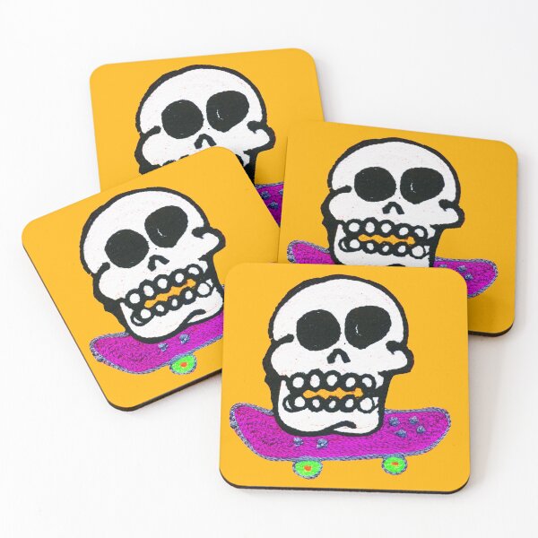Item preview, Skull on skate designed and sold by NikkSantellani.