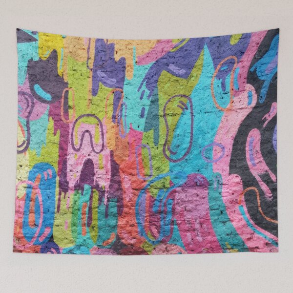 Item preview, Psychedelic Paint Splash Street Art designed and sold by YuviMK.