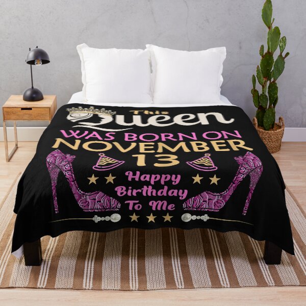 Artikelvorschau, Womens This QUEEN Was Born On November 13 - Queens Happy Birthday entworfen und verkauft von Yaw23123.