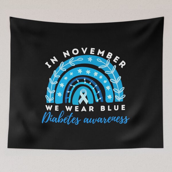 Item preview, In November We wear Blue Diabetes Awareness Gifts designed and sold by Mixture-DESIGN.
