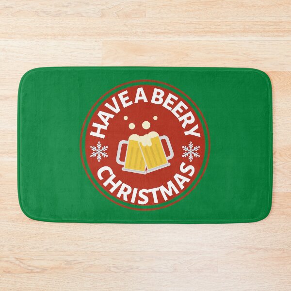 Item preview, Have a Beery Christmas (Red) - Funny Christmas Beer Puns - Gift for Beer Lovers who like alcohol jokes designed and sold by CaitU.