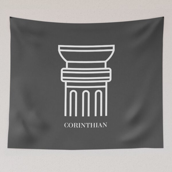 Item preview, Corinthian - Retro / Classic architecture discipline for Structural Pillars and Support - Available In Posters for the architect in you designed and sold by ArcFoundationCo.