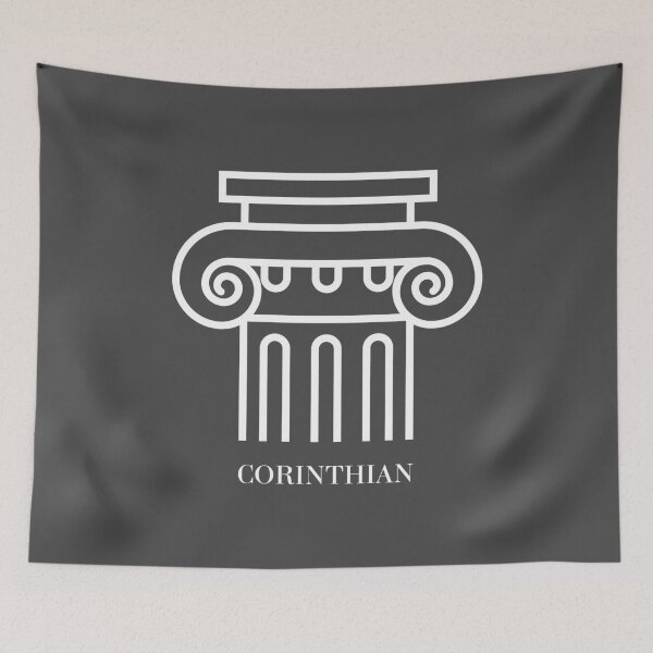 Item preview, Corinthian - Retro / Classic architecture discipline for Structural Pillars and Support - Available In Posters for the architect in you designed and sold by ArcFoundationCo.