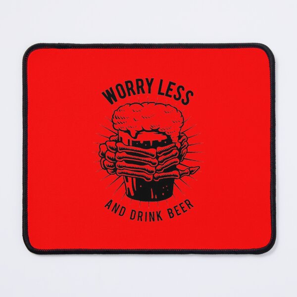 Item preview, Worry Less and Drink Beer | Retro Vintage Design designed and sold by D-Shirt-More.