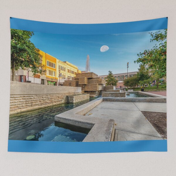 Item preview, Moon Over Springfield Square designed and sold by mljdwhite.