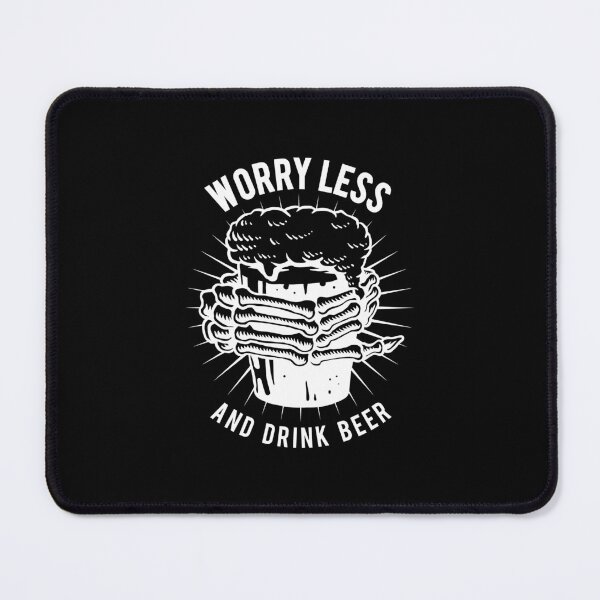 Item preview, Worry Less and Drink Beer | Retro Vintage Design designed and sold by D-Shirt-More.