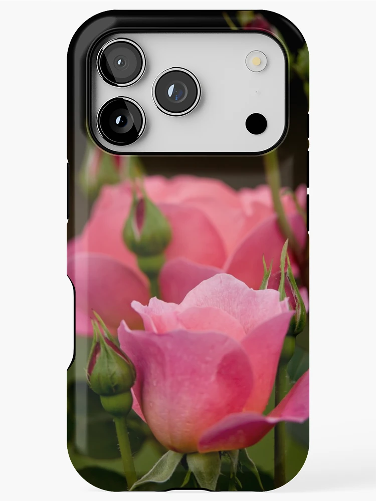 Thumbnail 1 of 4, iPhone Case, Pink Roses designed and sold by Michael Cummings.