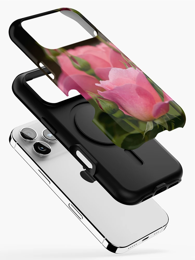 Thumbnail 2 of 4, iPhone Case, Pink Roses designed and sold by Michael Cummings.