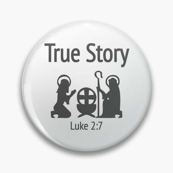Artikelvorschau, Christliches Weihnachtsdesign - Wahre Geschichte - Lukas 2 Vers 7 entworfen und verkauft von simplydesignart.
