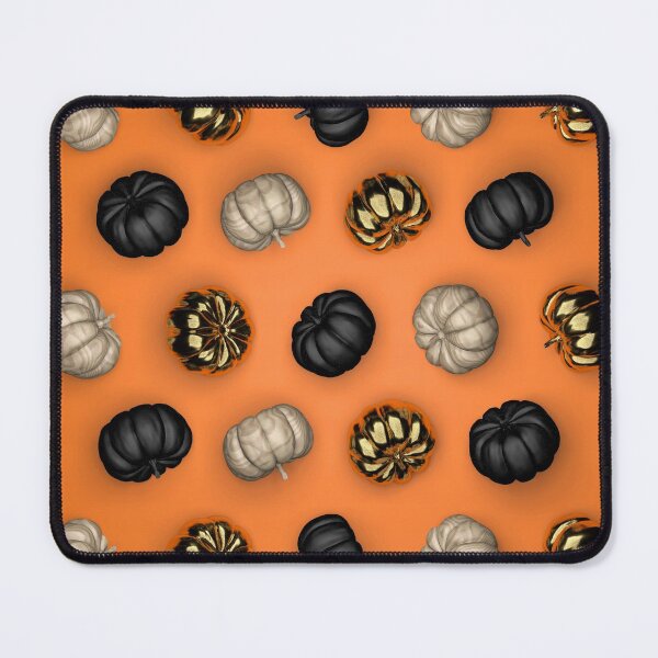 Artikelvorschau, 3D-Halloween-Kürbis-Muster auf orangem Hintergrund entworfen und verkauft von AlinaGil.
