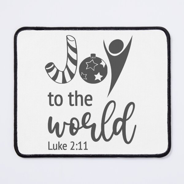 Item preview, Christian Christmas Design - Joy to the World - Luke 2:11 designed and sold by simplydesignart.