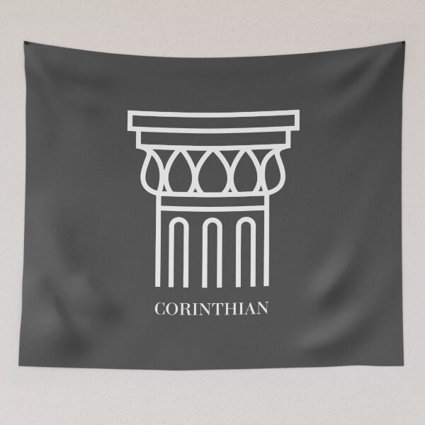 Item preview, Corinthian - Retro / Classic architecture discipline for Structural Pillars and Support - Available In Posters for the architect in you designed and sold by ArcFoundationCo.