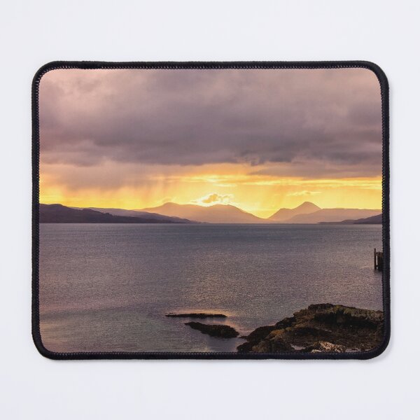 Item preview, Cuillin Mountain Sunset from Gairloch Harbour designed and sold by derekbeattie.