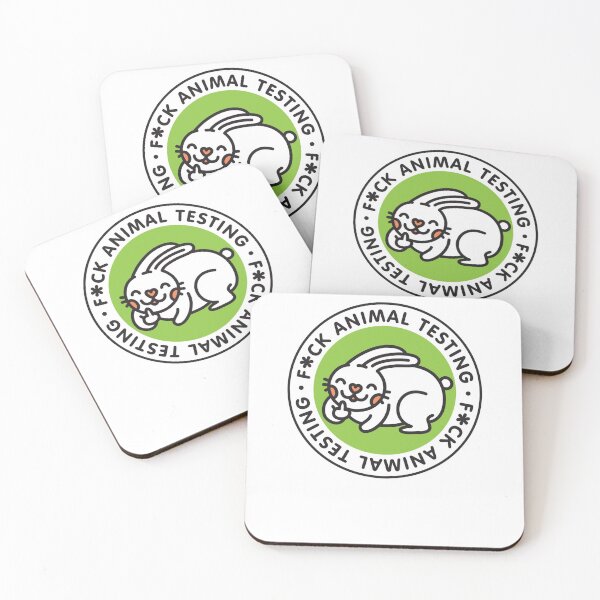 Item preview, FCK ANIMAL TESTING Sticker designed and sold by GERRYROSS.
