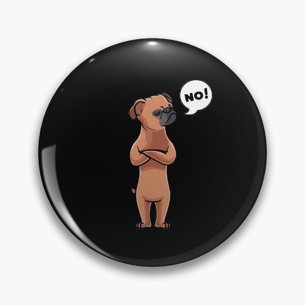 Item preview, Petit Brabancon Stubborn Dog designed and sold by ZimStar.