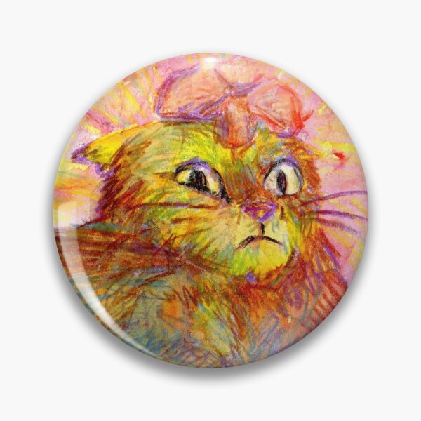 Item preview, Rainbow Flower Cat designed and sold by Tempera-Mentum.