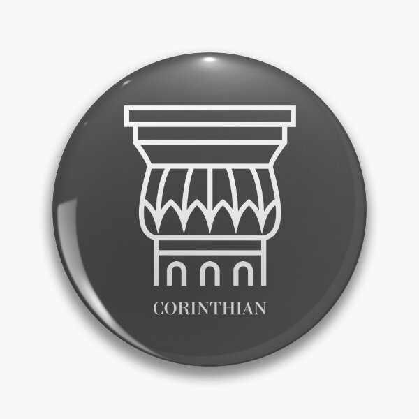 Item preview, Corinthian - Retro / Classic architecture discipline for Structural Pillars and Support - Available In Posters for the architect in you designed and sold by ArcFoundationCo.