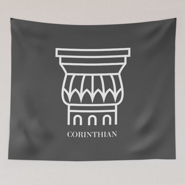 Item preview, Corinthian - Retro / Classic architecture discipline for Structural Pillars and Support - Available In Posters for the architect in you designed and sold by ArcFoundationCo.