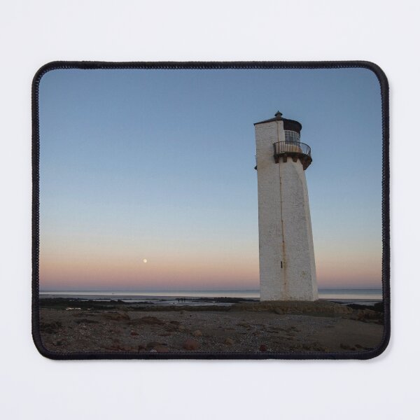 Item preview, Southerness Lighthouse Moonrise at Sunset designed and sold by derekbeattie.