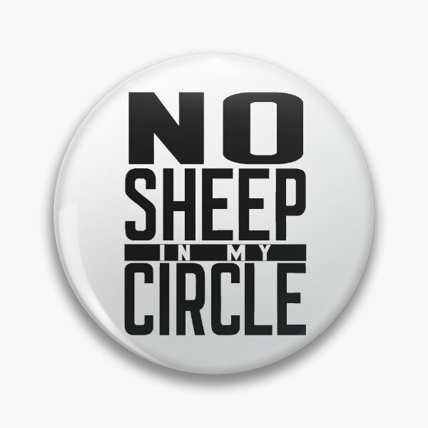 Item preview, No Sheep In My Circle, Black Design designed and sold by OB-Store.