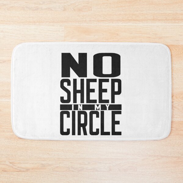 Item preview, No Sheep In My Circle, Black Design designed and sold by OB-Store.