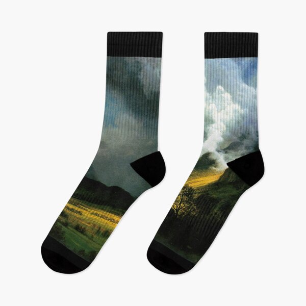 Item preview, Albert Bierstadt Storm in the Mountains designed and sold by Vintage Designs +.