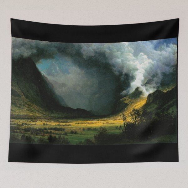 Item preview, Albert Bierstadt Storm in the Mountains designed and sold by Vintage Designs +.