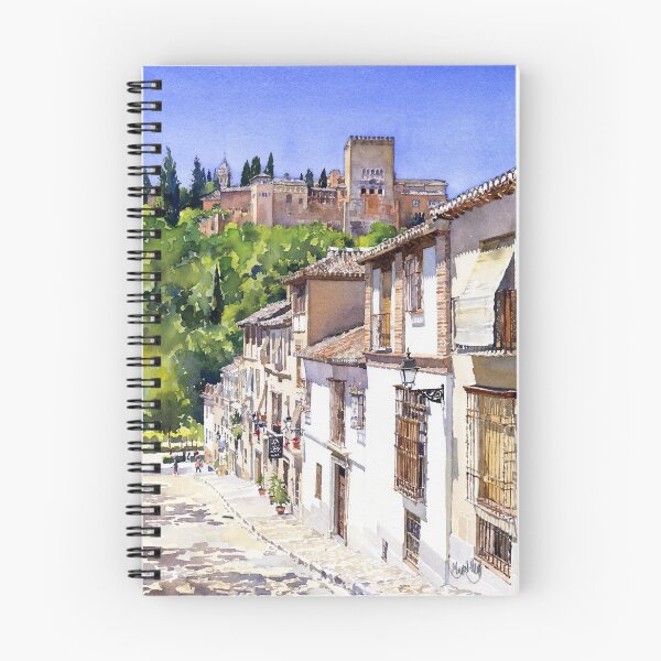 Item preview, The Alhambra from Calle Victoria, Granada, Spain designed and sold by Margaret Merry.