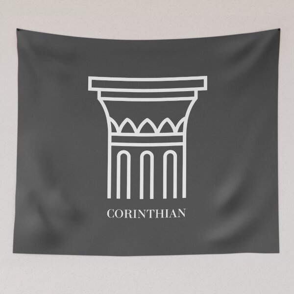 Item preview, Corinthian - Retro / Classic architecture discipline for Structural Pillars and Support - Available In Posters for the architect in you designed and sold by ArcFoundationCo.