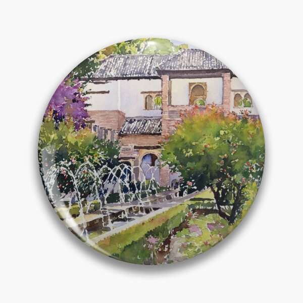 Item preview, Patio De La Acequia, Generalife, Granada, Spain designed and sold by Margaret Merry.