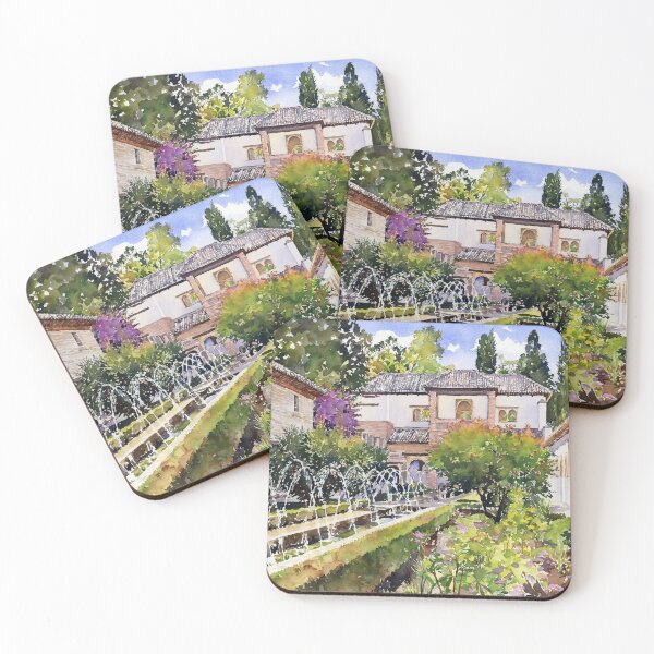 Item preview, Patio De La Acequia, Generalife, Granada, Spain designed and sold by Margaret Merry.