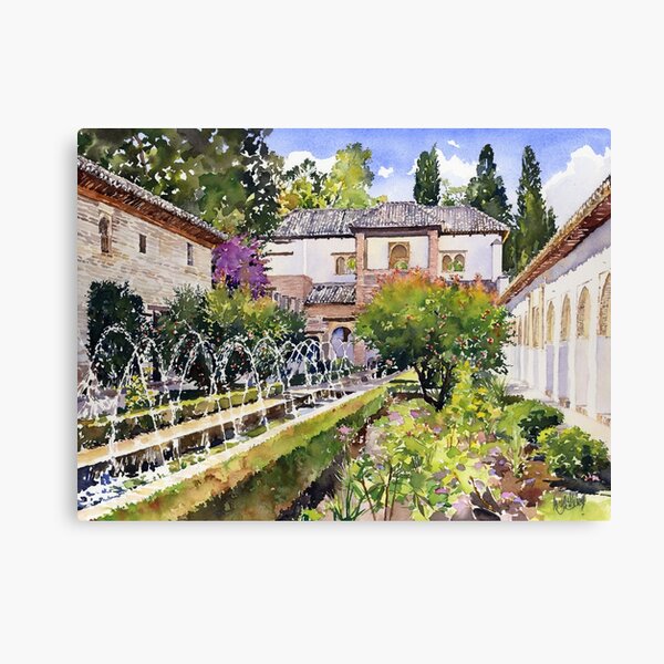 Item preview, Patio De La Acequia, Generalife, Granada, Spain designed and sold by Margaret Merry.