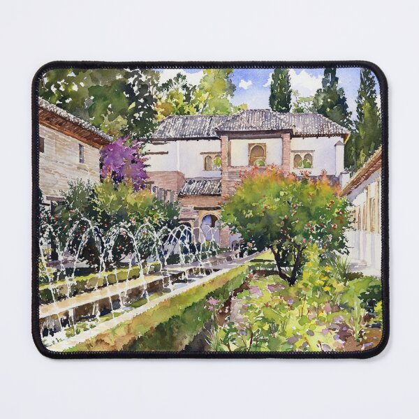 Item preview, Patio De La Acequia, Generalife, Granada, Spain designed and sold by Margaret Merry.