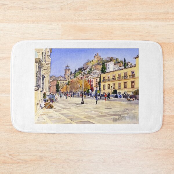 Item preview, La Plaza Nueva, Granada, Spain designed and sold by Margaret Merry.