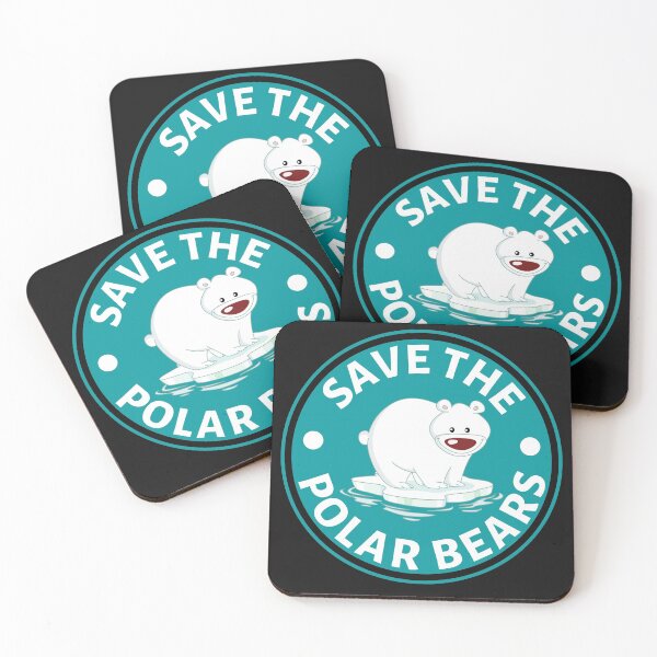 Item preview, Save the Polar Bears - Global Warming - Gift for Eco Warriors designed and sold by CaitU.