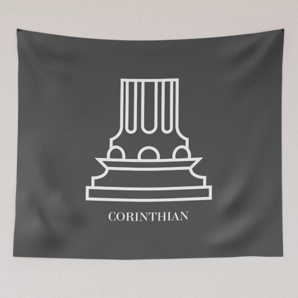 Item preview, Corinthian - Retro / Classic architecture discipline for Structural Pillars and Support - Available In Posters for the architect in you designed and sold by ArcFoundationCo.