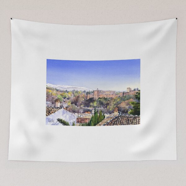 Item preview, The Alhambra, Granada and the Sierra Nevada designed and sold by Margaret Merry.
