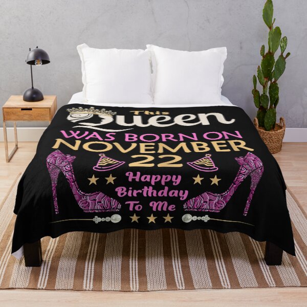 Artikelvorschau, Womens This QUEEN Was Born On November 22 - Queens Happy Birthday entworfen und verkauft von Yaw23123.