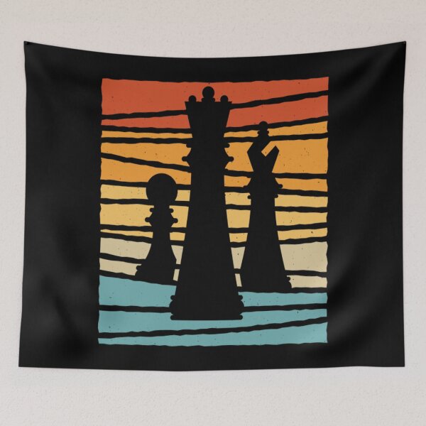 Item preview, Chess T-ShirtRetro Chess Chess Piece designed and sold by RoseLivaan.