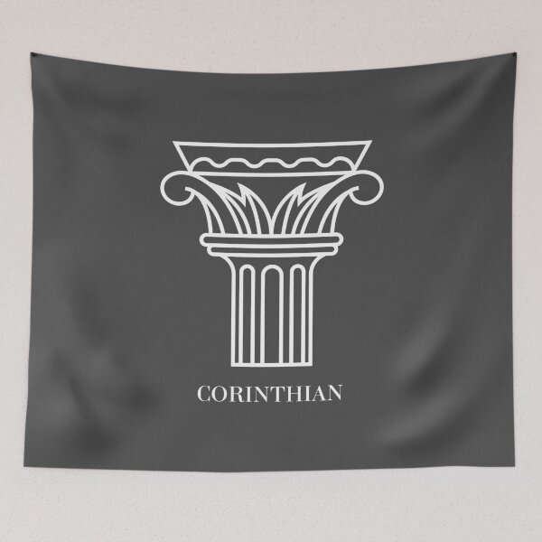Item preview, Corinthian - Retro / Classic architecture discipline for Structural Pillars and Support - Available In Posters for the architect in you designed and sold by ArcFoundationCo.