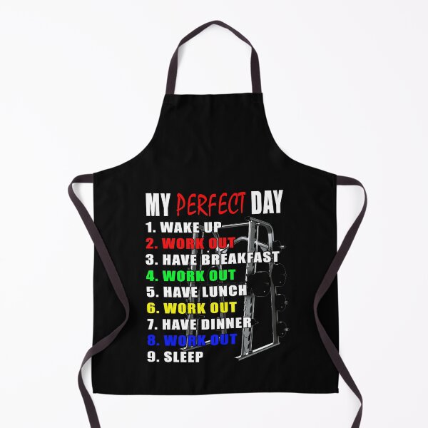 Item preview, My Perfect Day - Work Out designed and sold by TeesForTheWorld.