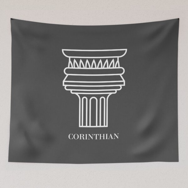 Item preview, Corinthian - Retro / Classic architecture discipline for Structural Pillars and Support - Available In Posters for the architect in you designed and sold by ArcFoundationCo.