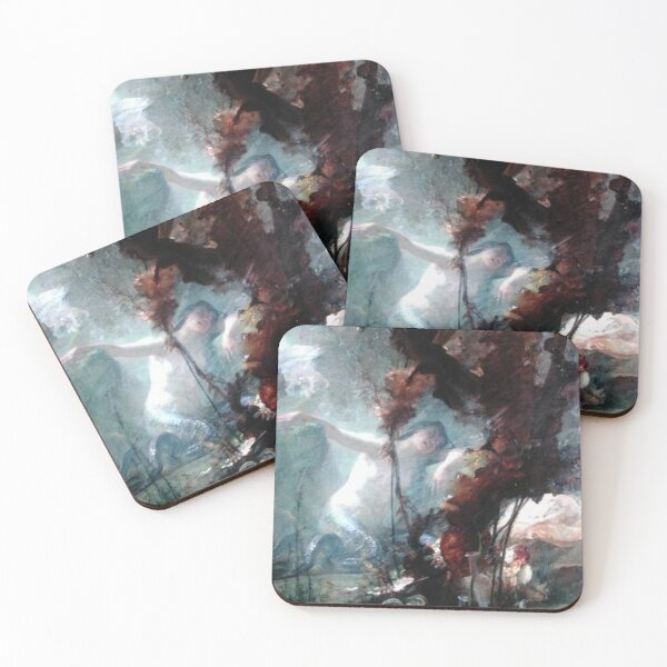 Item preview, Albert Maignan La sirène Mermaid designed and sold by Vintage Designs +.