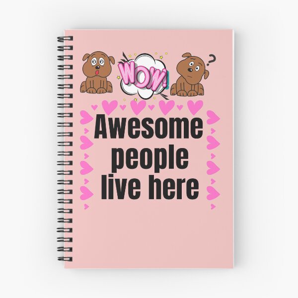 Item preview, Awesome People Live Here designed and sold by LILY ROSE.