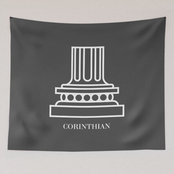 Item preview, Corinthian - Retro / Classic architecture discipline for Structural Pillars and Support - Available In Posters for the architect in you designed and sold by ArcFoundationCo.