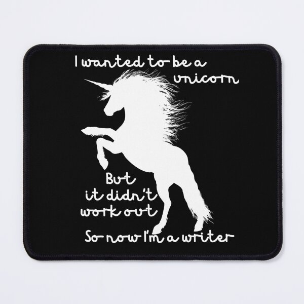 Black Hare Press Unicorn Mouse Pad